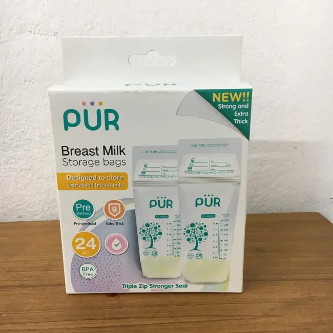 Pur Breast Milk Storage Bag 24 pcs